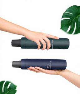 <span class=keywords><strong>Parapluie</strong></span> de voyage triple pliage noir anti-UV, protection UV, vente en gros, portable pour femmes et hommes - Product Image 1