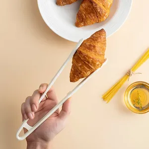 Pince de cuisine jetable en silicone antiadhésive résistante à la chaleur pour barbecue, salade, steak, pâtes et service en cuisine - Product Image 2