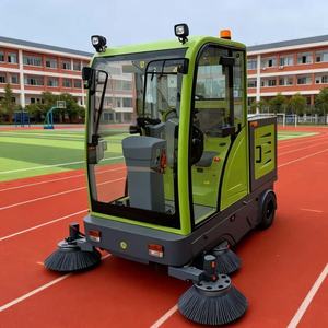 Mini camión de vacío eléctrico compacto de 48V, barredora de suelo de garaje grande de alta eficiencia, nueva Mini limpieza de suelo de garaje de carretera - Product Image 3