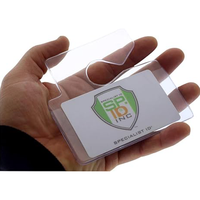 Porte-permis de stationnement Haoran pour personnes handicapées, étui imperméable suspendu pour plaque d'immatriculation, étui pour badge de pare-brise de voiture
