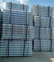 Étaiement industriel robuste en aluminium galvanisé réglable pour la construction de coffrages de dalles et de murs en béton