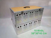 Cage de transport aérien pliable et portable pour pigeons de course, pour l'entraînement et la libération - Chine