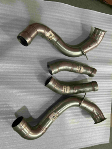 Hiệu suất downpipes cho Mercedes Benz 2015 + C63 <span class=keywords><strong>S</strong></span> W205 AMG xuống ống - Product Image 2