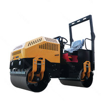 Compacteur routier vibrant à double tambour en acier entièrement hydraulique pour la construction routière