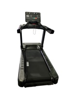 Tapis roulant de gymnastique commercial intelligent avec grand écran LCD Équipement de fitness à faible bruit pour usage domestique Type de conduite électrique