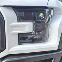 Pièces de véhicule, accessoires d'éclairage, support de montage de projecteur LED pour Ford F150 2017-2019, cadre de projecteur de phare de voiture