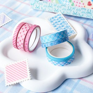Ruban Washi Transfrontalier Arc-en-ciel Basique 15mm 5mm 10mm 30 Rouleaux Autocollants Décoratifs DIY pour Journalisation - Product Image 4