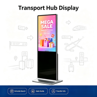 Kiosco Digital Interactivo con Pantalla Táctil IR de 43 Pulgadas, FHD, Android 11, Señalización Publicitaria, Compatible con Actualización de Programas por USB