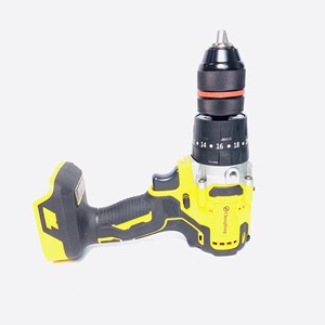 Taladro percutor inalámbrico de litio de alta potencia de 20 V, tipo 99, amarillo, recargable, sin escobillas, con destornillador de 13 mm - Product Image 4