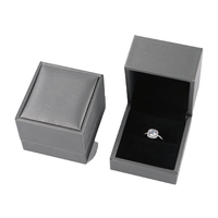 Boîte cadeau pour bijoux en éponge, matériaux recyclés, boîte rigide, estampage à chaud en feuille d'or, impression évanescente pour bagues, pendentifs, bracelets, boucles d'oreilles
