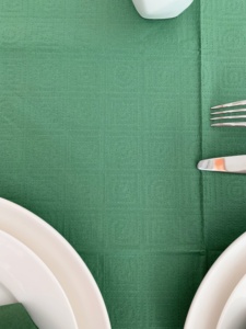 Sólido 2 capas de papel 1 capa PE Biodegradable Rectángulo Mesas Premium Colorido Papel Mantel Para Restaurante - Product Image 4