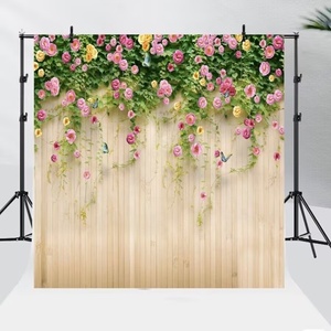 Panneau mural de fleurs artificielles Décorations de mariage Support mural de fleurs de <span class=keywords><strong>pampa</strong></span> pour décorations Toile de fond de fleurs de mariage - Product Image 5