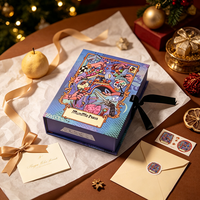 Boîte cadeau magnétique personnalisée en forme de livre, style anime, en carton écologique, pour cadeaux de dessins animés, vente en gros