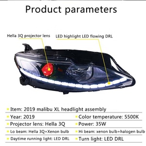 Phare LED de haute qualité pour Chevrolet Malibu XL 2019 avec puce LED haute luminosité, installation facile - Product Image 3