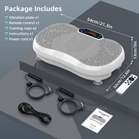 Plateforme vibrante pour le remodelage du corps, entraîneur de vibration à domicile, machine d'exercice, Crazy Fit, massage brûleur de graisse, vie quotidienne