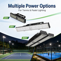 Projecteur LED multisources pour terrains de sport 240W 480W 960W, éclairage double sport tennis padel, étanche IP66