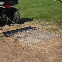 Nueva grada de cadena de arrastre ATV utilizada en Tractor Heavy Duty Chain Drag Harrow 4 'x 4' ATV Harrow Drag