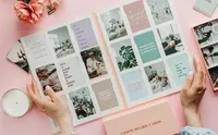 Stampa personalizzata manifestazione Mood Dream Vision Board Kit libro con immagini e citazioni Set di carte