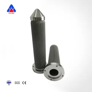 Cartucho de fio de aço inoxidável huahang, fonte 316l 304 de vela com filtro de fibra de feltro para elemento de vela