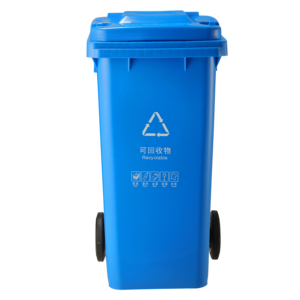 Ngoài trời PP nhựa vuông Thùng rác <span class=keywords><strong>bin</strong></span> <span class=keywords><strong>100l</strong></span>/240L Wheelie Thùng rác có thể có nắp đậy chân bàn đạp - Product Image 5