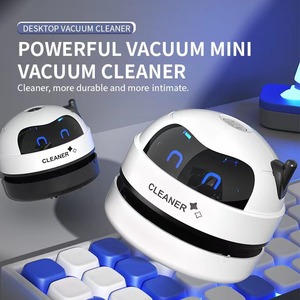 Mini Aspiradora de Escritorio - Recargable por USB, Silenciosa, Ligera, Portátil para el Hogar, para Virutas de Goma, Papel, Residuos y Migas - Product Image 3