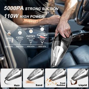 Aspirateur pour voiture, aspirateur à main filaire 5000PA, câble de 13,12 pieds, dépoussiéreur automatique/accessoires de voiture pour le nettoyage de la voiture - Product Image 6