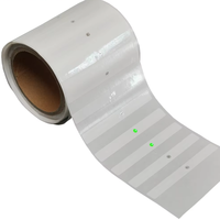 Étiquette RFID UHF Mini LED longue portée avec puce EM4305 pour hôtels et cartes de visite, autocollant lumineux LED programmable et étanche