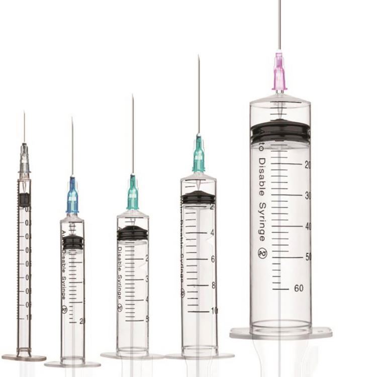Disposable Sterile Hypodermic Needle Flu Syringe