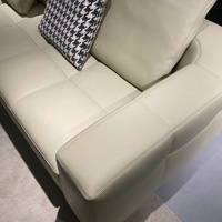 Tissu en cuir véritable en daim de vache véritable givré doux et confortable de couleur personnalisée pour canapé