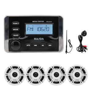 Marine Sound <b>System</b> for <b>Stereo</b> 6.5 Inch Piston Boat Speaker - Product Image 1