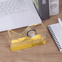 Fournitures de bureau usb, accessoires de papeterie, distributeur de bandes dorées en acrylique pour maison, bureau, école