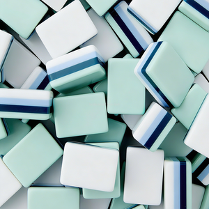 Nouvel ensemble de 160 tuiles de Mahjong en acrylique gravées sur mesure, de luxe, 4 couches, format mini voyage, pour la <span class=keywords><strong>plage</strong></span>, collection Amérique - Product Image 4