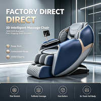 Silla de Masaje ZhiPin con Voz AI, 4D SL Track, Gravedad Cero, Airbag de Cuerpo Completo, Terapia de Calor, Fisioterapia Infrarroja, Cuero PU, CE