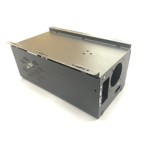Boîtier d'alimentation en tôle, finition peinture cuite personnalisable, précision 0,2 mm, découpe laser CNC - Product Image 1