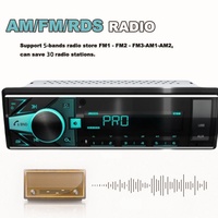 Reproductor de MP3 de audio estéreo con radio de coche de un solo DIN con cargador de coche BT manos libres FM Dual USB TF AUX EQ