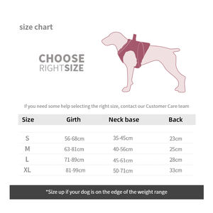 Harnais réglable simple en polyester pour chien de taille moyenne, gilet avec sangle et bande réfléchissante, accessoires pour chien - Product Image 2