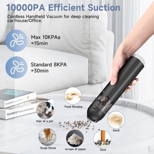 2024 New Wireless Car <b>Vacuum</b> Cleaner Strong Suction <b>Handheld</b> Home & Car Dual Use With LED SOS Mini Rechargeable <b>Vacuum</b> Cleaner - Product Image 5