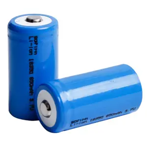 Sofirn ICR Button Top 18350 850mah 5C Entladung Wiederauf ladbare Lithium-Ionen-Batterie zelle für Taschenlampe