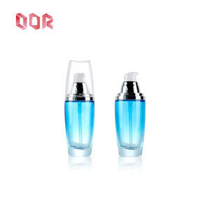 Ensemble de flacons en verre bleu Azure-Saphir 100 ml 120 ml + Application d'étiquette pour tonique hydratant aux algues - Product Image 4