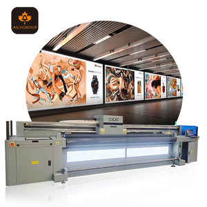 Impresora de inyección de tinta de gran formato 1,8 m híbrida UV de cama plana 3,2 M gen6 para madera metal PVC acrílico caja del teléfono lienzo banner papel - Product Image 1