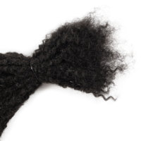 10" 0.4cm Harga Pabrik Dread Locs 100% Rambut Asli Buatan Tangan Penuh Locs Alami Rambut Fummi Locs Inter Locs Ekstensi