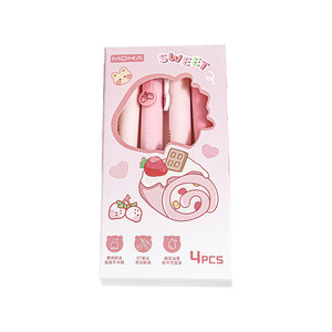 Stylos gel Moka, lot de 4, design animal mignon, pour étudiants et usage au bureau - Product Image 5