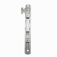 Serrure coulissante en alliage d'aluminium argenté en gros avec indicateur rouge-vert (Occasionné/Libre) pour ensemble de serrures de fenêtre et de porte