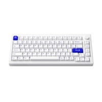 Clavier mécanique sans fil Akko MOD 007B PC bleu sur blanc, profil Cherry, disposition américaine, Teclado Clavier