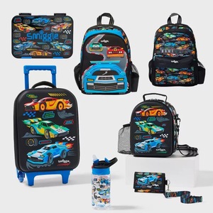Sac à dos décompression pour écoliers garçons, motif voiture australienne, en toile avec cadre interne, capacité extensible - Product Image 3