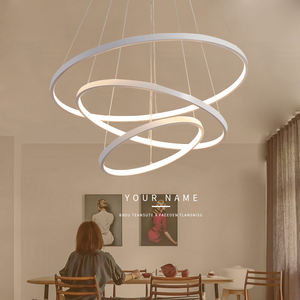 <span class=keywords><strong>Lampadario</strong></span> <span class=keywords><strong>a</strong></span> Sospensione LED Circolare di Design Moderno per Casa e Hotel - Product Image 1