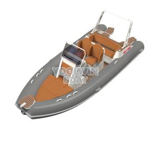 Bateau pneumatique semi-rigide Yoolwin de 5,8 m en Hypalon et aluminium, robuste, pour la pêche et l'activités nautiques - Product Image 4