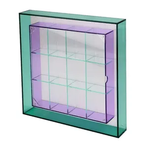 POP MART blind box storage display rack wall frame transparent acrylic doll hand doll.