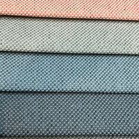 291 # Jacquard Leinen optik Stoff 100% Polyester Leinen Stoff Country Style