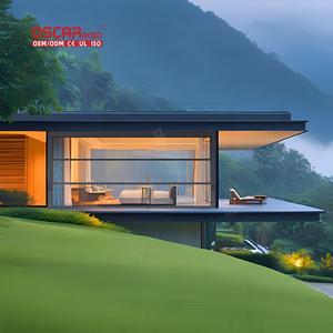 Ventana corredera de aluminio de eficiencia energética prefabricada con malla de pantalla Villas insonorizadas Casas de apartamentos Ventana de elevación - Product Image 1